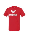 Erima Sport-Tshirt Promo (100% Polyester) rot/weiss Herren