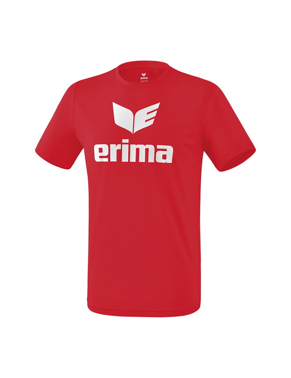 Erima Sport-Tshirt Promo (100% Polyester) rot/weiss Herren