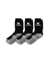 Erima Sport Socks Crew Logo black/grey - 3 pairs
