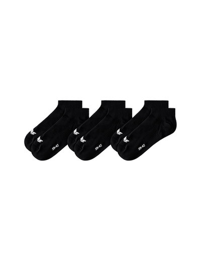 Erima Sportsocke Sneaker schwarz 3er
