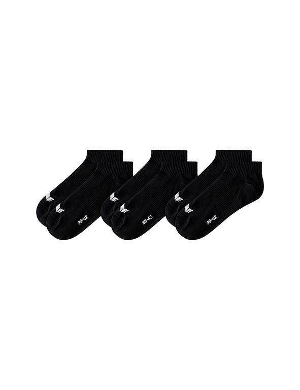 Erima Sportsocke Sneaker schwarz 3er