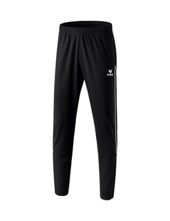 Erima Trainingshose Pant Stripe 2.0 (mit Wadeneinsatz & Piping) lang schwarz Jungen