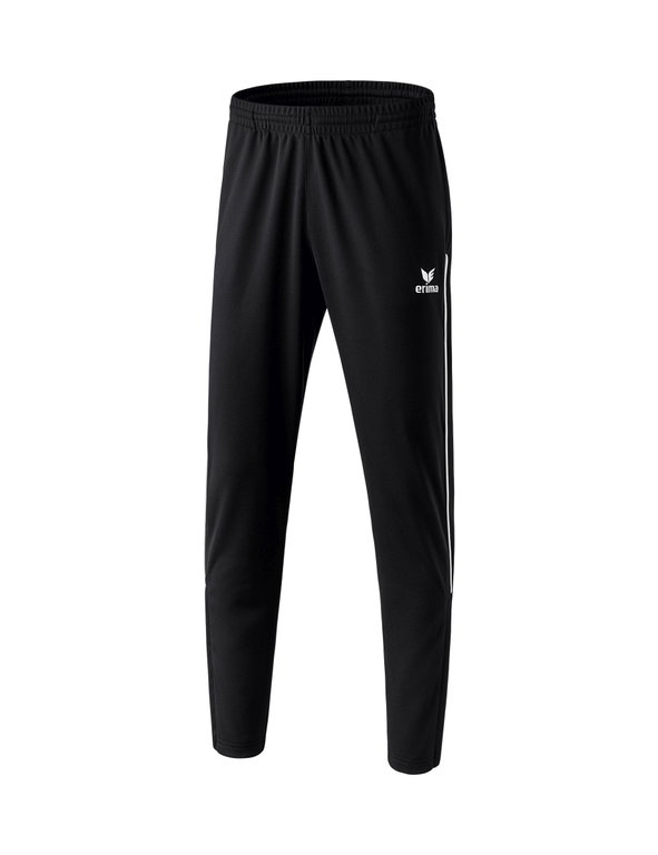 Erima Trainingshose Pant Stripe 2.0 (mit Wadeneinsatz & Piping) lang schwarz Jungen