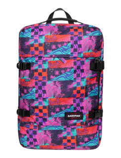 Eastpak Travel Backpack Travelpack Retro Surf Funk (42 Litres, with Laptop Compartment) colourful