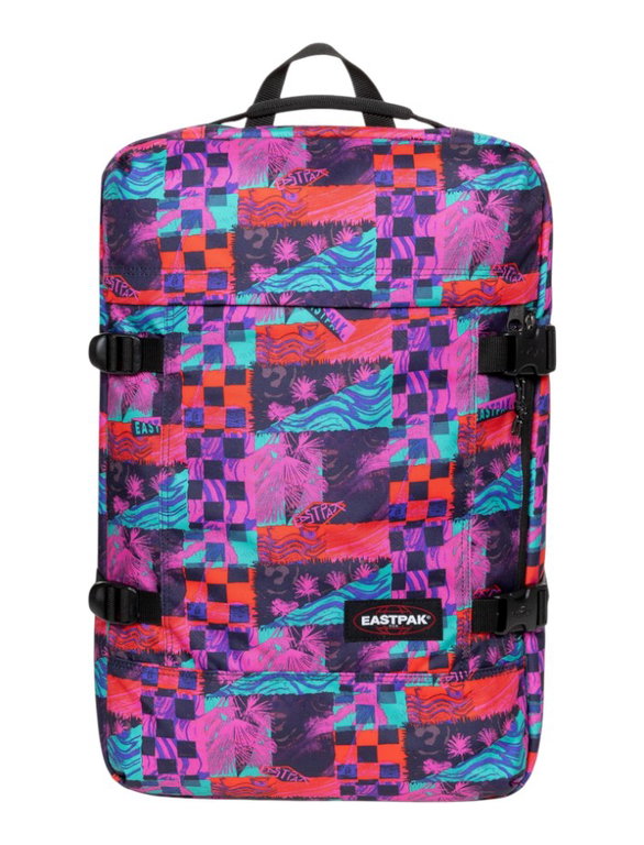 Eastpak Travel Backpack Travelpack Retro Surf Funk (42 Litres, with Laptop Compartment) colourful