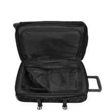 Eastpak Travel-Reisetasche Tranverz S (42 Liter) mit Rollen Dots Black Silver - schwarz
