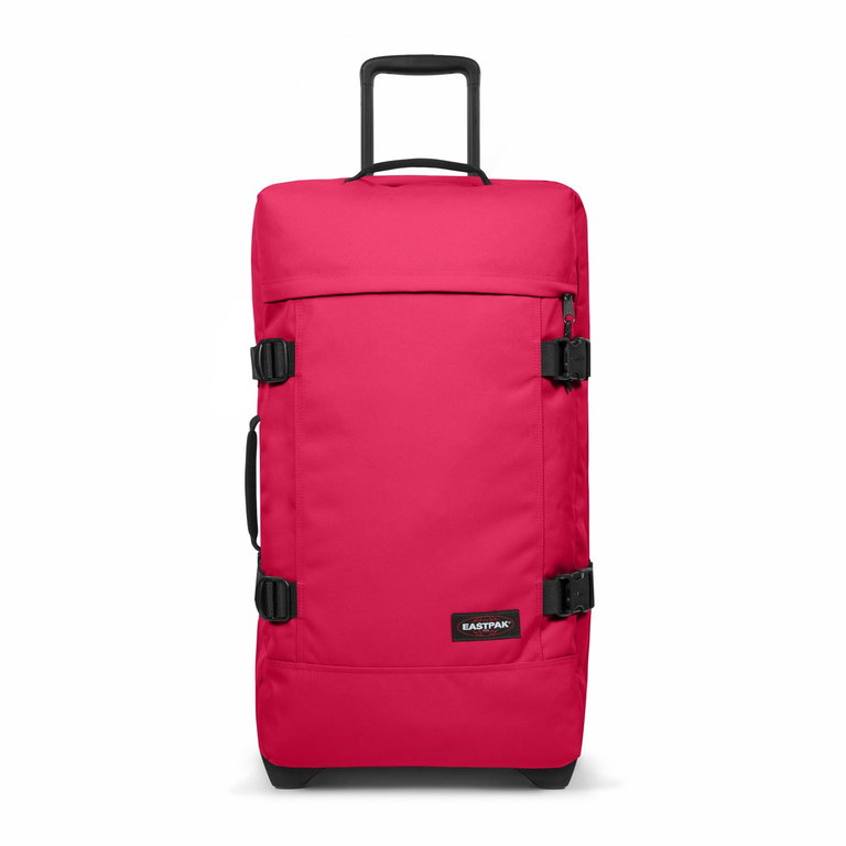 Eastpak Travel Holdall Tranverz M Saffron Red (78 Litres) with Wheels Magenta