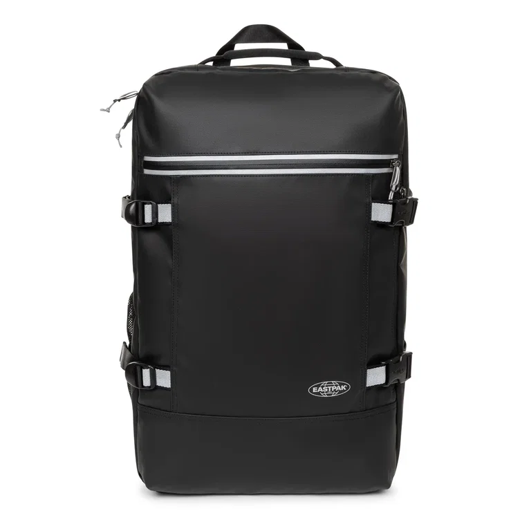 Eastpak Travel-Rucksack Travelpack (42 Liter, mit Laptopfach) schwarz/reflektierend