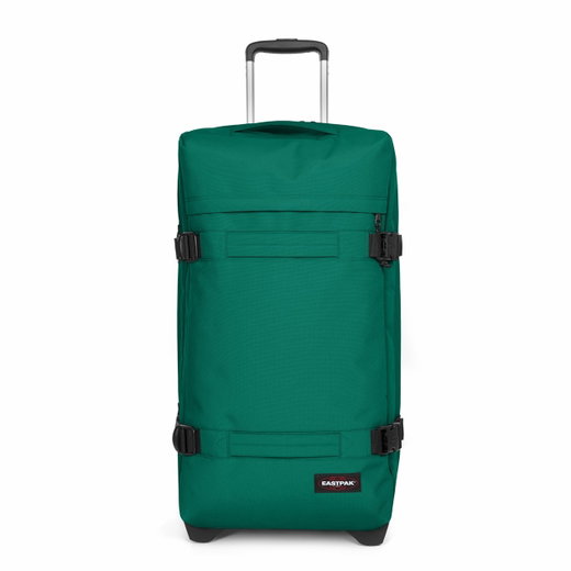 Torba podróżna Eastpak Transit'r M (z kółkami, 78 litrów) 2026 Pineneedle zielona