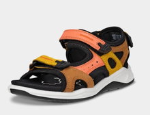 Ecco Sandal X-trinsic (skóra nubukowa) koralowo/czarny dziecięcy