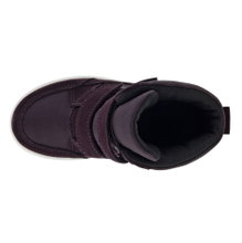 Ecco Winterstiefel Urban Snowboarder Mid-Cut GTX (wasserdicht, Wildleder, Textil) plum Kinder
