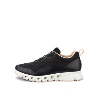 ECCO Multi-Vent GTX Sneakers (Leather/Textile, waterproof) 2026 black/pink ladies