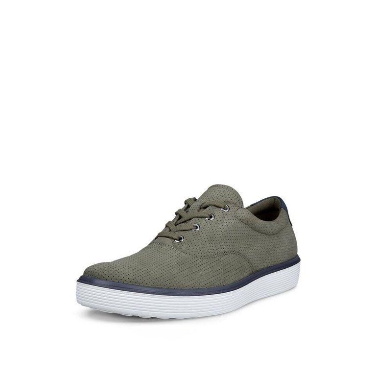 ECCO Sneaker Soft 60 (skóra nubukowa) oliwkowy męski