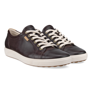ECCO Sneaker Soft 7 (Nubuck Leather) Mocha Brown Women
