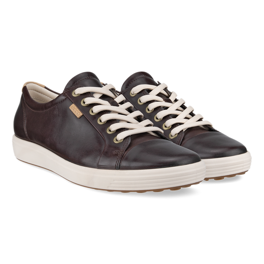 ECCO Sneaker Soft 7 (Nubukleder) mochabraun Damen