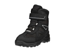 Ecco Winterstiefel Snow Mountain Lace (Premium-Leder und Textil, wasserdicht) schwarz Kinder