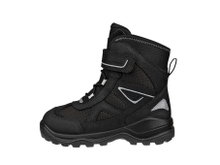 Ecco Winterstiefel Snow Mountain Lace (Premium-Leder und Textil, wasserdicht) schwarz Kinder