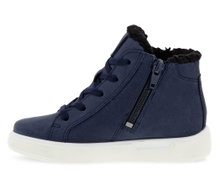 Ecco Winter Boots Street Tray Mid GTX Boot (Nubuck leather, waterproof) sky blue Kids
