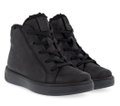 Ecco Winterstiefel Street Tray Mid GTX Boot (Nubukleder, wasserdicht) schwarz Kinder