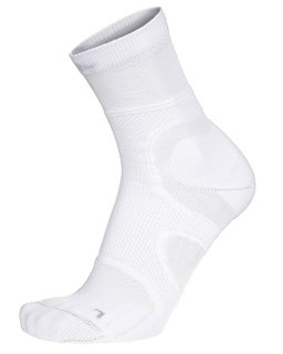 EightSox Tennissocke Crew Long white - 1 Pair