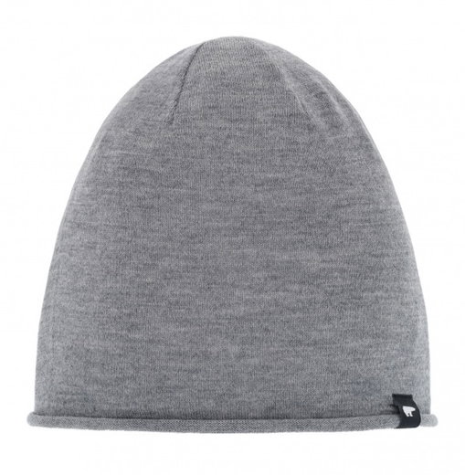 Czapka Eisbär (Beanie) z wełny merino oversize Pulse szara - 1 sztuka