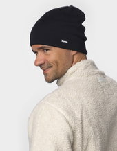 Eisbär Mütze (Beanie) Ogle - Merinomix - schwarz - 1 Stück