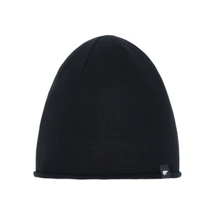 Eisbär Mütze (Beanie) Merinowolle Oversize Pulse schwarz - 1 Stück