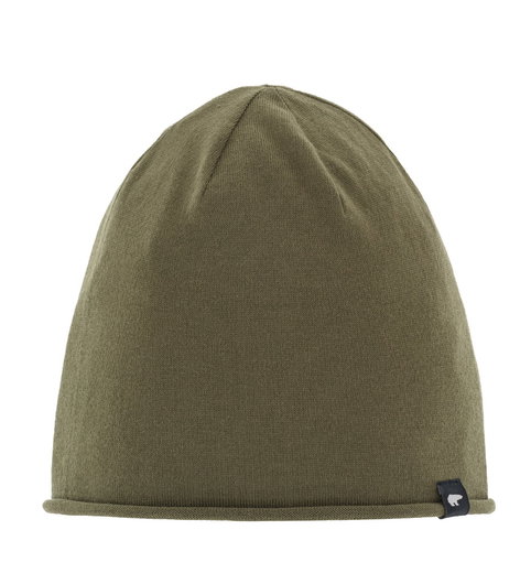 Eisbär Mütze (Beanie) Merinowolle Oversize Pulse khaki/grün Herren