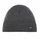Polar Bear Winter Hat (Beanie) Trop Knitted Pattern Merino Wool Anthracite Grey Men
