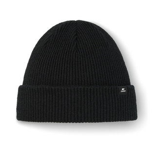 Eisbär Mütze (Beanie) Salma 2.0 - Merinomix, Rippstruktur - schwarz - 1 Stück