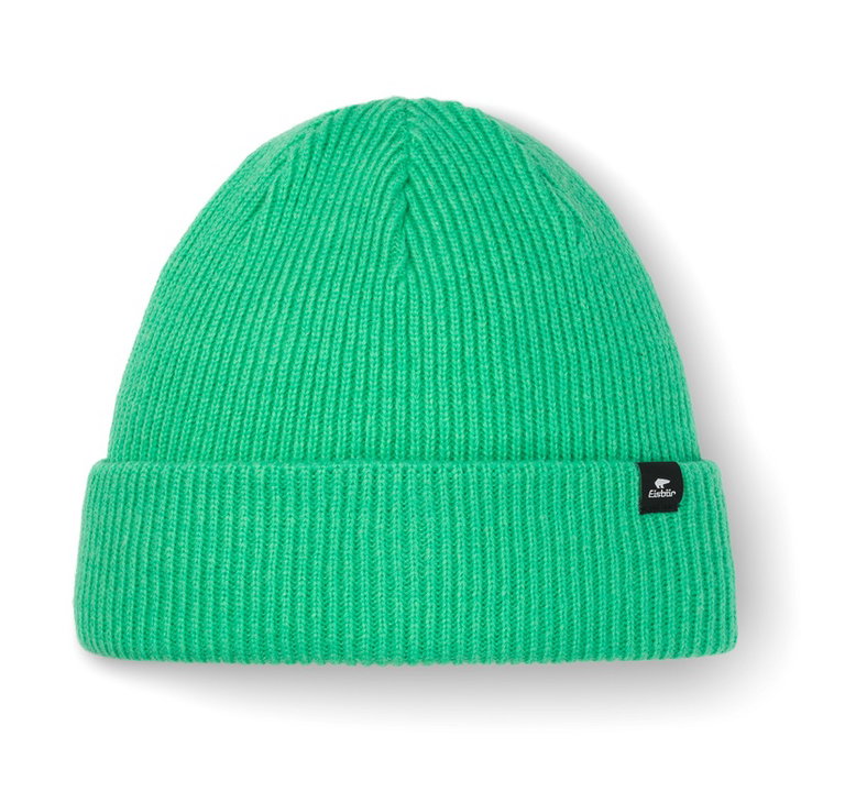 Eisbär Mütze (Beanie) Salma 2.0 - Merinomix, Rippstruktur - grün - 1 Stück