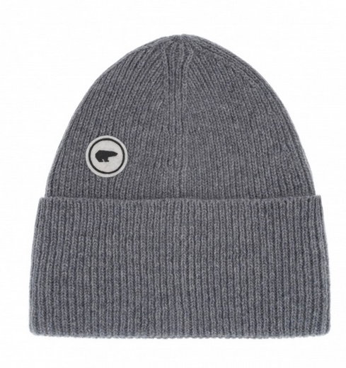 Eisbär Mütze (Beanie) Kalea - Kaschmir - dunkelgrau
