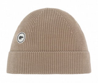 Eisbär Mütze (Beanie) Mino - Merinowolle - beige