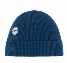 Eisbär Mütze (Beanie) Mino - Merinowolle - dunkelblau