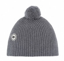 Eisbär Mütze (Pompon) Mirna - Kaschmir - dunkelgrau Damen