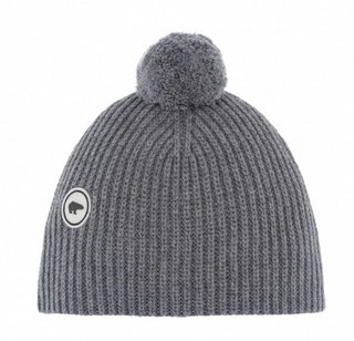 Polar Bear Hat (Pom Pom) Mirna - Cashmere - Dark Grey Women