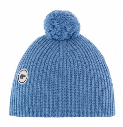 Polar Bear Hat (Pom Pom) Mirna - Cashmere - Blue Women