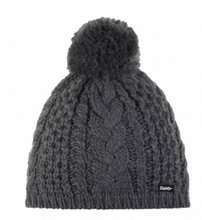 Eisbär Strickmütze (Pompon) Afra - anthrazitgrau