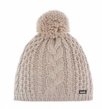 Eisbär Strickmütze (Pompon) Afra Damen - brushed silber - 1 Stück