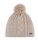 Polar Bear Knitted Hat (Pom Pom) Afra Ladies - brushed silver - 1 piece
