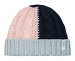 Eisbär Mütze (Beanie) Alba - Merinomix - pink/grau/navyblau - 1 Stück