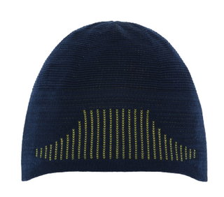Eisbär Mütze (Beanie) Active (warm, hohe Funktionalität) deepblau/limegrün - 1 Stück