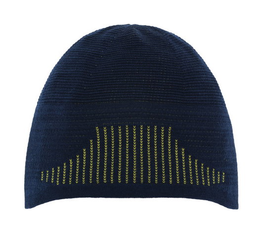 Eisbär Mütze (Beanie) Active (warm, hohe Funktionalität) deepblau/limegrün - 1 Stück
