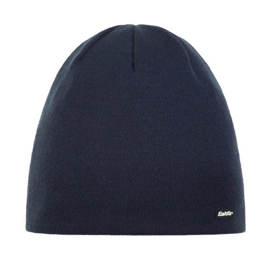 Eisbär Mütze (Beanie) Ogle - Merinomix - dunkelblau - 1 Stück