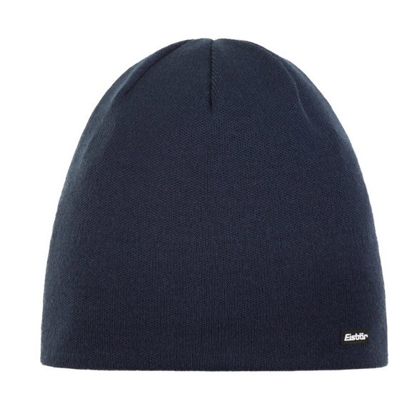 Eisbär Mütze (Beanie) Ogle - Merinomix - dunkelblau - 1 Stück