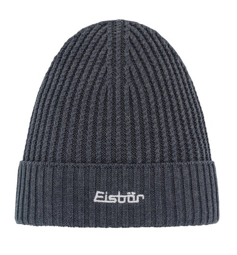 Eisbär Beanie Poca RL - Ribbed Structure - Anthracite Grey - 1 Piece