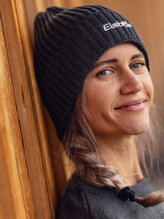 Eisbär Mütze (Beanie) Poca RL - Rippstruktur - anthrazitgrau - 1 Stück