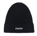 Eisbär Beanie Poca RL - Ribbed Structure - black - 1 Piece