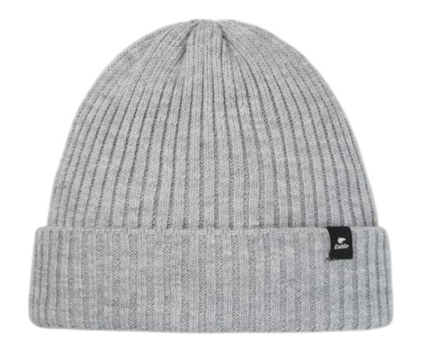 Eisbär Mütze (Beanie) Ripp MÜ 2.0 Rippstruktur - grau - 1 Stück