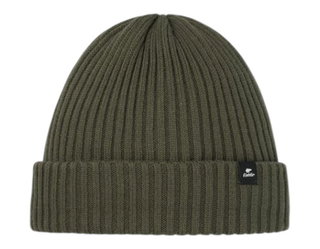 Polar Bear Beanie (Beanie) Ribbed MÜ 2.0 Rib Structure - Dark Green - 1 Piece